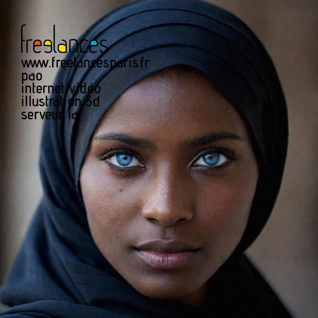 Pao mise en page internet vidéo illustration 3d serveur IA générative AI freelance paris studio de création magazines 73631ys0